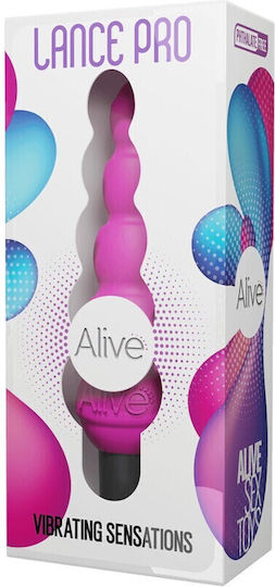Alive Lance Πρωκτική Σφήνα με Δόνηση Ροζ