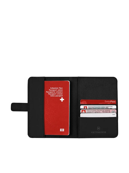 Travel Essentials Travel Gear Ανδρικό Πορτοφόλι Ταξιδίου με RFID Μαύρο