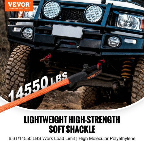 Vevor Car Towing Rope In Black Colour