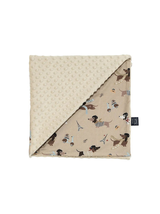 La Millou Blanket Nursery Swaddling Blankets Cotton Beige 80x100cm