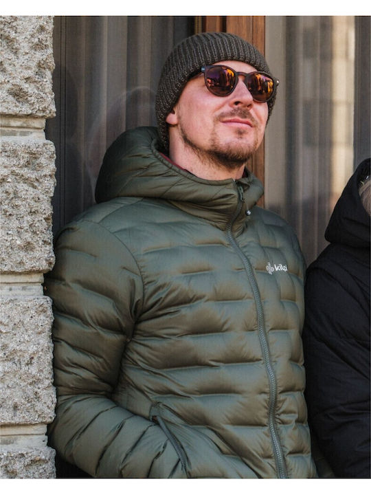 Μπουφάν Puffer Dark Green