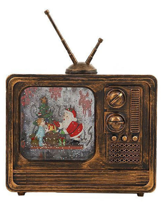 Коледна Изпълнена със светлина украса TV 16x9x20см 1бр