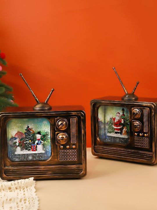 Коледна Изпълнена със светлина украса TV 16x9x20см 1бр