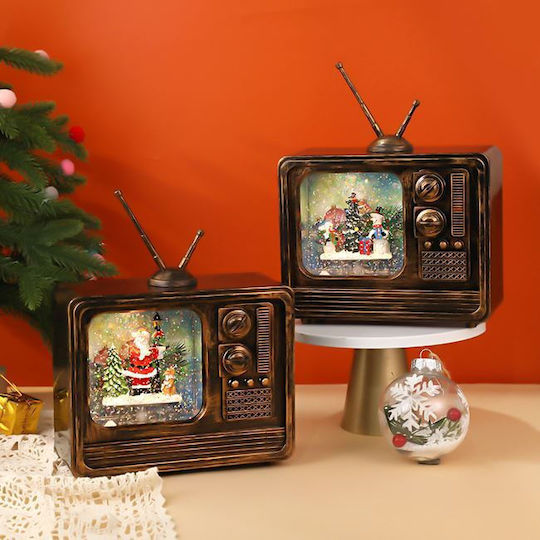 Коледна Изпълнена със светлина украса TV 16x9x20см 1бр