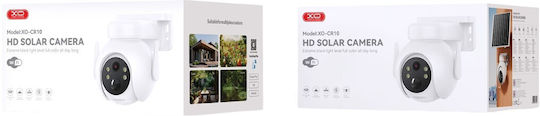 XO CR10 IP Überwachungskamera Wi-Fi Full HD+ 2.3MP Wasserdicht Batteriebetrieben mit Mikrofon