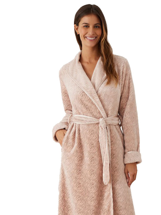 Promise Winter Women's Robe Pink