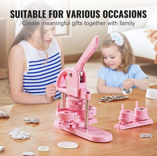 Vevor Knopfmaschine 3-in-1 Pink Slkxzj253258raqrev0