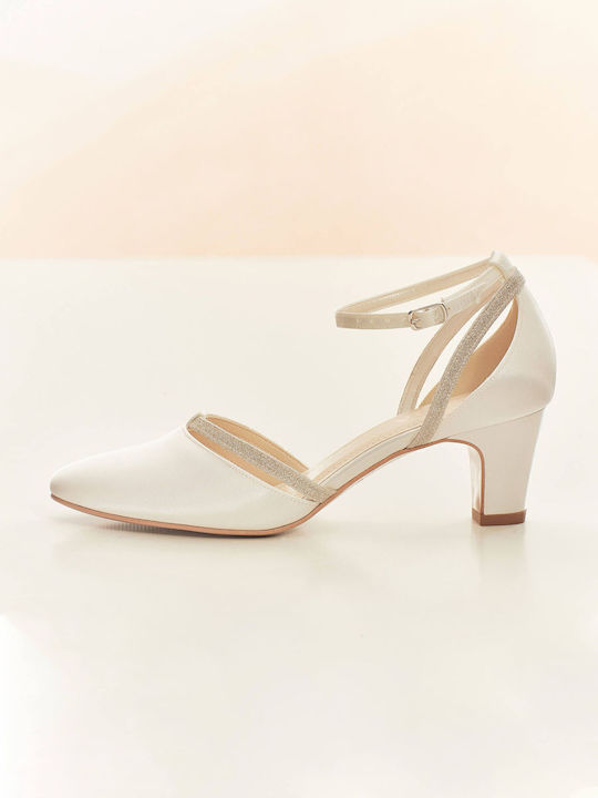 Ivory Satin Bridal Pump 5.5 Cm Luna