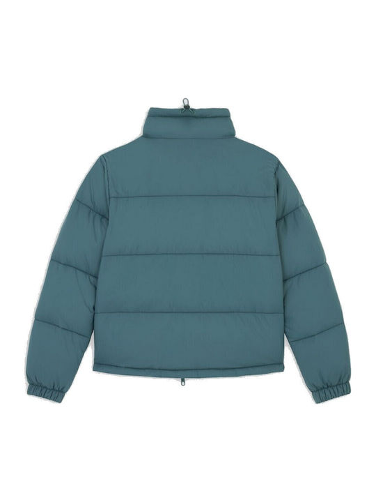 Alatna Κοντό Γυναικείο Puffer Μπουφάν για Χειμώνα Green