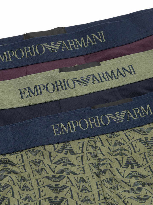 Emporio Armani Men's Boxers 3Pack Colorful