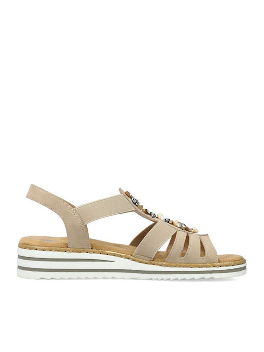 Γυναικεία Σανδάλια Beige/Cream