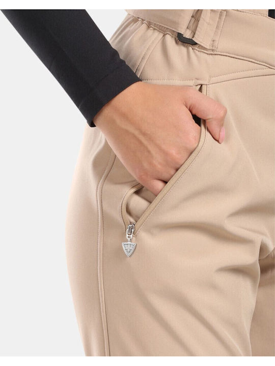 Kilpi Dione WL0408KI-Beige Women's Ski & Snowboard Soft Shell Trousers