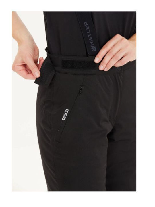 Whistler W173206-1001 Women's Trousers for Ski & Snowboard Black