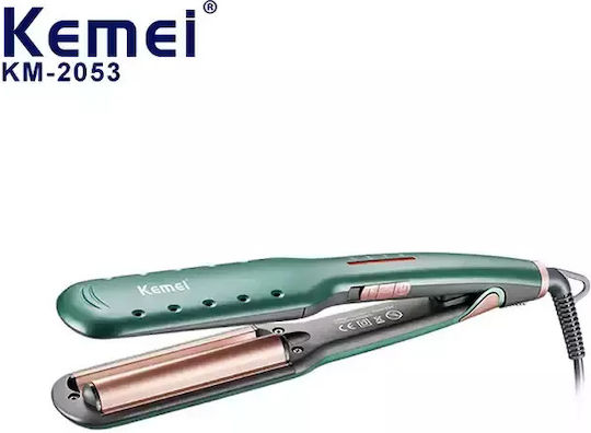 Kemei KM-2053 Πρέσα Μαλλιών με Κεραμικές Πλάκες