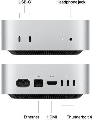 Apple Mac Mini (2024) (M4 10-core/16GB /10-Core GPU/1TB SSD/MacOS)