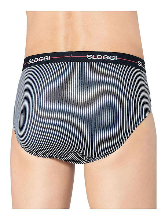 Start Midi Men's Slips Multicolour with Patterns 2Pack