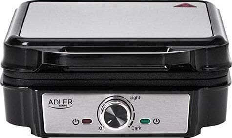 Adler Гофретник за Квадратни Гофрети 4 Места 1600W
