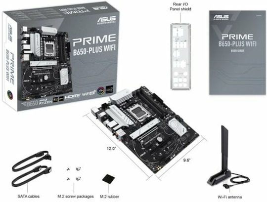 Asus Prime B650-Plus WIFI Mainboard ATX mit AMD AM5 Sockel