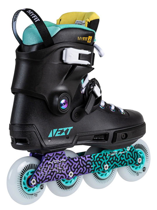 Powerslide Next Inline Rollers Μαύρα Ενηλίκων