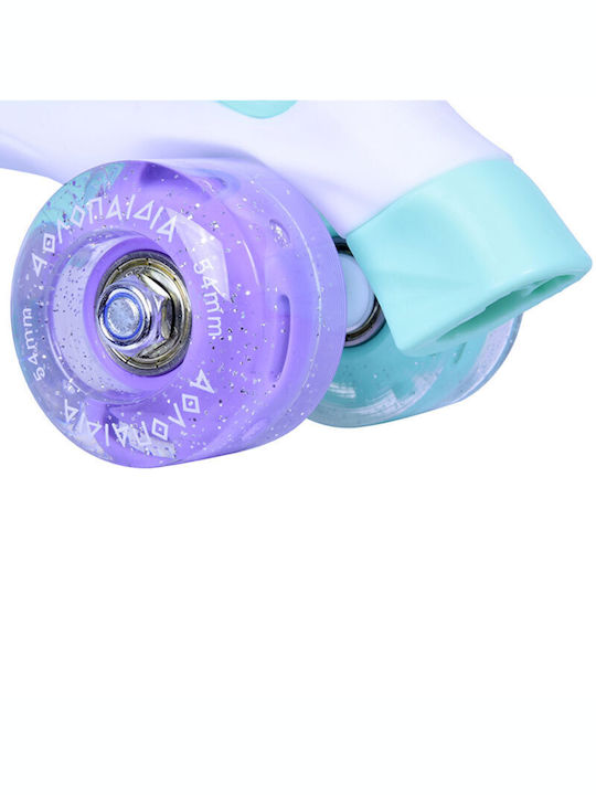 Athlopaidia Roller Quad Ролери Ролки Зелени За деца