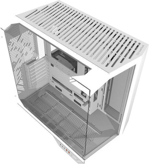 Darkflash DY470 Gaming Midi Tower Κουτί Υπολογιστή με Πλαϊνό Παράθυρο Λευκό