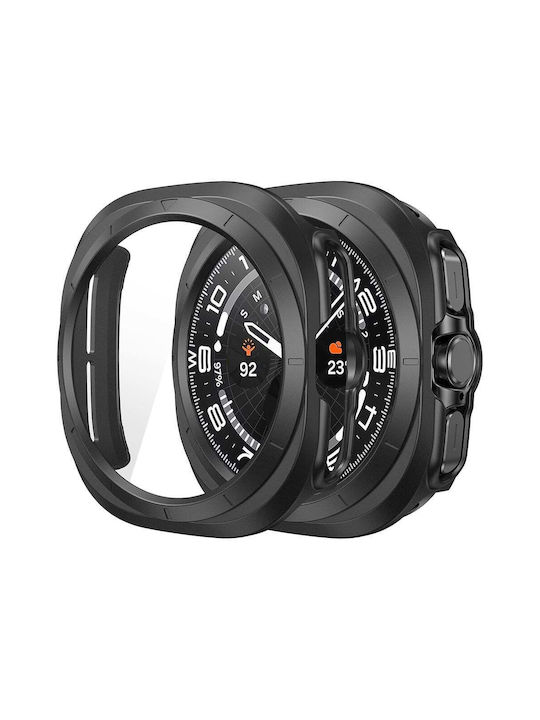 Techsuit Defense360 Pro Πλαστική Θήκη με Τζαμάκι σε Μαύρο χρώμα για Samsung Galaxy Watch Ultra (47mm) Techsuit Defense360 Pro Πλαστική Θήκη με Τζαμάκι σε Μαύρο χρώμα για Samsung Galaxy Watch Ultra (47mm)