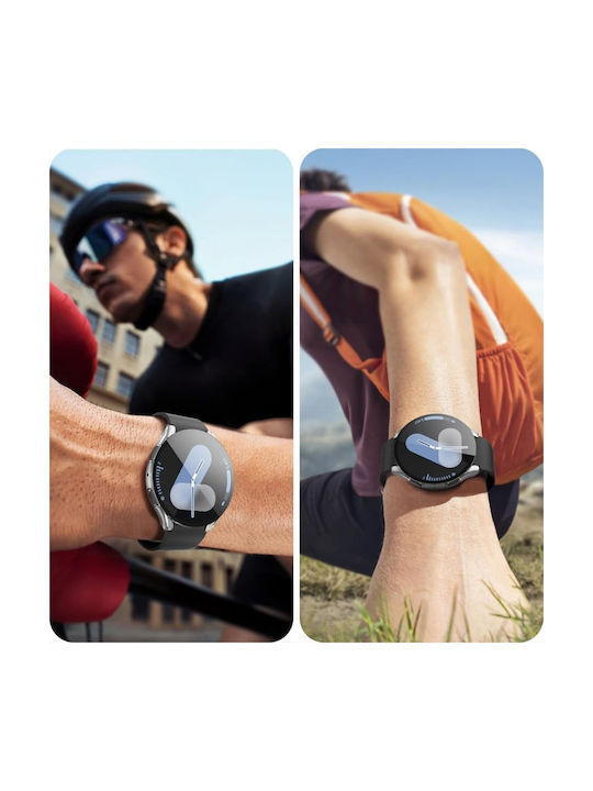 Techsuit Defense360 Pro Carcasă de Plastic cu Sticlă în culoarea Transparent pentru Samsung Galaxy Watch7 (40mm)