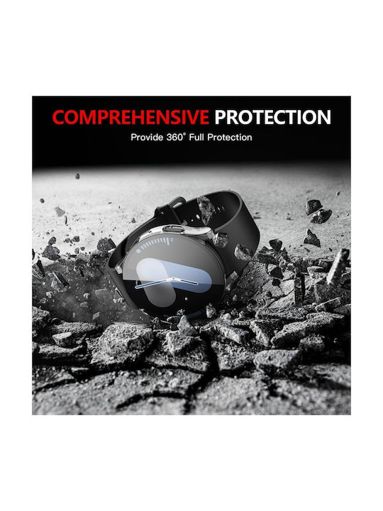 Techsuit Defense360 Pro Plastikhülle mit Glas in Transparent Farbe für Samsung Galaxy Watch7 (40 mm)