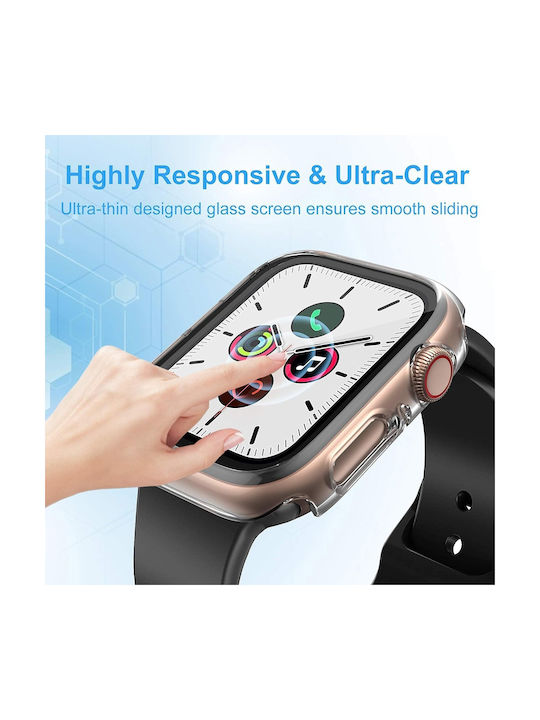 Techsuit Defense360 Pro Carcasă de Plastic cu Sticlă în culoarea Negru pentru Huawei Watch GT 4 (41mm)