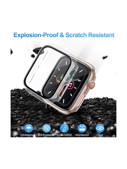 Techsuit Defense360 Pro Пластмасов Калъф със Стъкло в Прозрачен цвят за Samsung Galaxy Watch Ultra (47 мм)