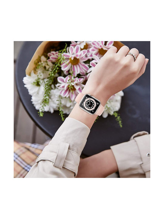 Techsuit Defense360 Pro Пластмасов Калъф със Стъкло в Черен цвят за Apple Watch 1, 2, 3 (38 мм)