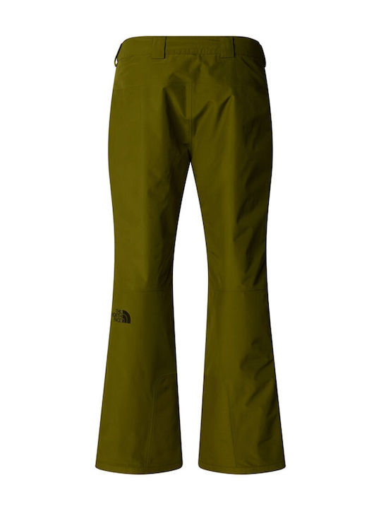 The North Face NF0A87ZYPIB Men's Trousers for Ski & Snowboard Green