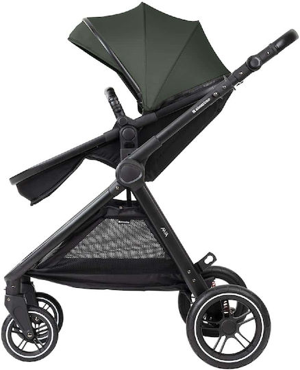Kikka Boo Ava Verstellbar 3 in 1 Baby Kinderwagen Geeignet für Neugeborene Army Green 10.2kg