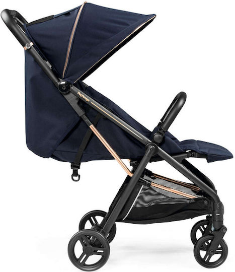 Peg Perego Selfie Plus Baby Stroller Suitable for Newborn Blue Shine