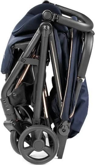Peg Perego Selfie Plus Baby Stroller Suitable for Newborn Blue Shine