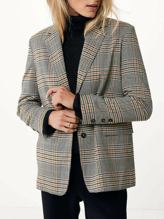 Mexx Women's Blazer Checkered