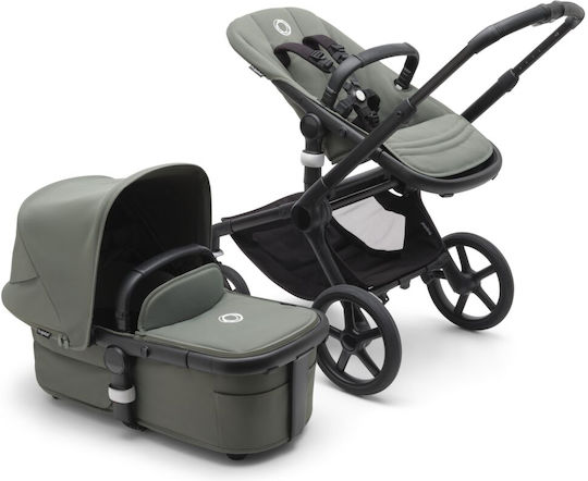 Bugaboo Fox 5 2 in 1 Adjustable 2 in 1 Baby Stroller Suitable for Newborn Black Forest Green/Forest Green 9.9kg