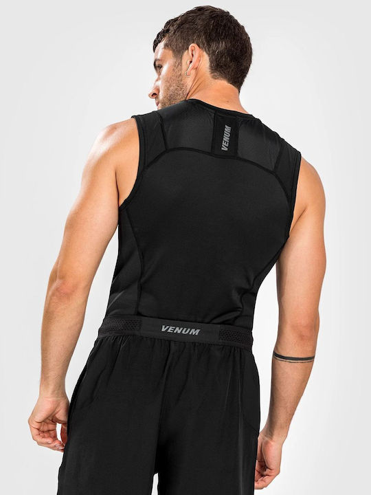 Venum G-fit Bărbați Fără mâneci Tricou VENUM-05009-001 pentru Jiu-Jitsu / MMA Neagră