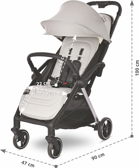 Lorelli Loret Baby Stroller Suitable for Newborn Black Jasper 8.3kg