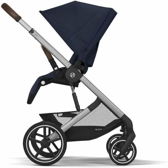 Cybex Balios S LUX Ρυθμιζόμενο Καρότσι Μωρού Kατάλληλο για Nεογέννητο Ocean Blue 11.7kg