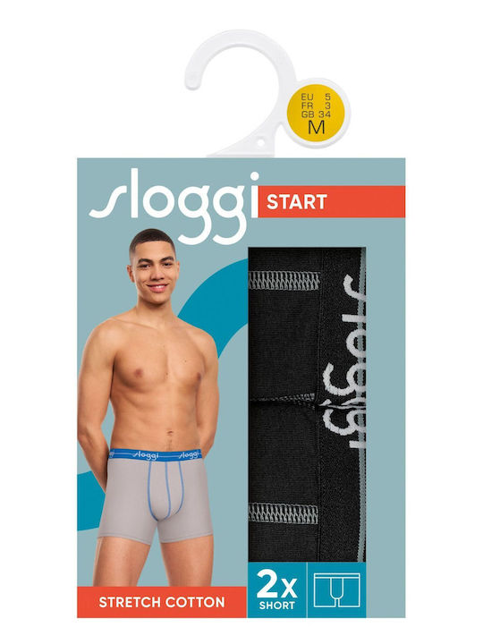 Start Short C2p Men's Boxers Black 2Pack
