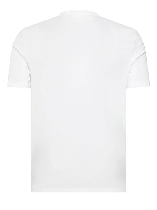 Men's Undershirts Short-sleeved in White Color 3Pack