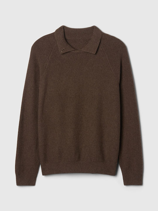 GAP Polo Pullover Woodsy Brown