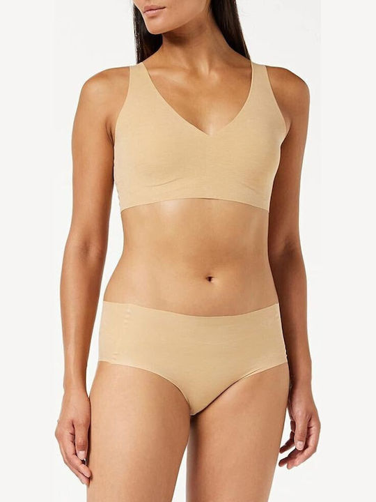 Feel Bliss Hipster Дамско Слип без Шевове Beige - Beige