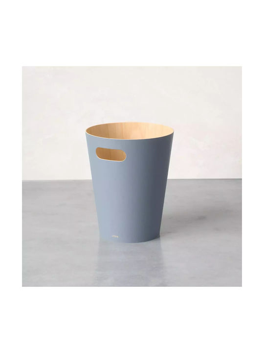 Umbra Ξύλινο Καλάθι Αχρήστων 7.5lt Μπλε 23x23x28cm