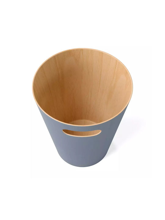 Umbra Ξύλινο Καλάθι Αχρήστων 7.5lt Μπλε 23x23x28cm