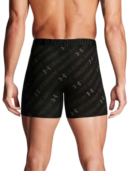 Ua Perf Cotton Nov 6in Men's Boxers Black/Charcoal 3Pack