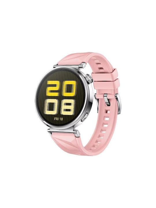 Best Accessories Silicone Strap Light Pink Huawei Watch Gt4 41mm Gt5 41mm Gt5 Pro 42mm Best Accessories Silicone Strap Light Pink Huawei Watch Gt4 41mm Gt5 41mm Gt5 Pro 42mm