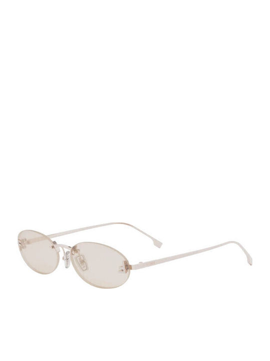 Fendi Ochelari de soare Χρυσά cu Cadru & Roz Lentilă Fendi Ochelari de soare Χρυσά cu Cadru & Roz Lentilă