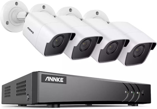 8ch Dvr Cctv Security System 5mp Ultra Hd Resolution Infrared Night Vision 5mp Cmos Camera-a 2t